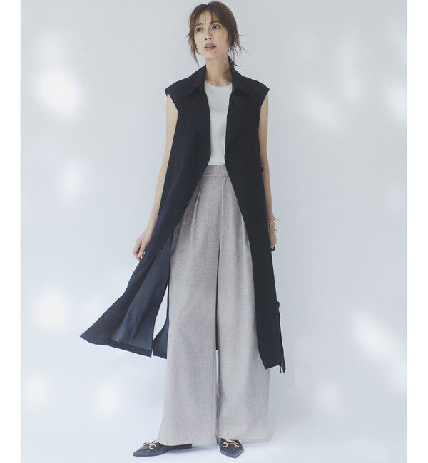 23区「【CLASSY. 10月号掲載/洗える】ドレープ ジレ」|その他|