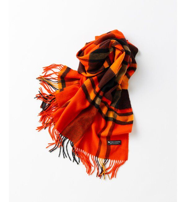 23区「カシミヤ チェック ストール」|ストール|