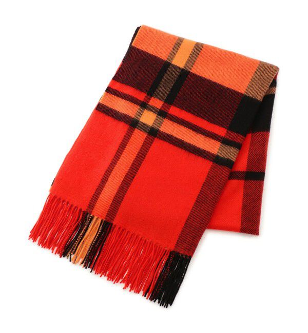 23区「カシミヤ チェック ストール」|ストール|