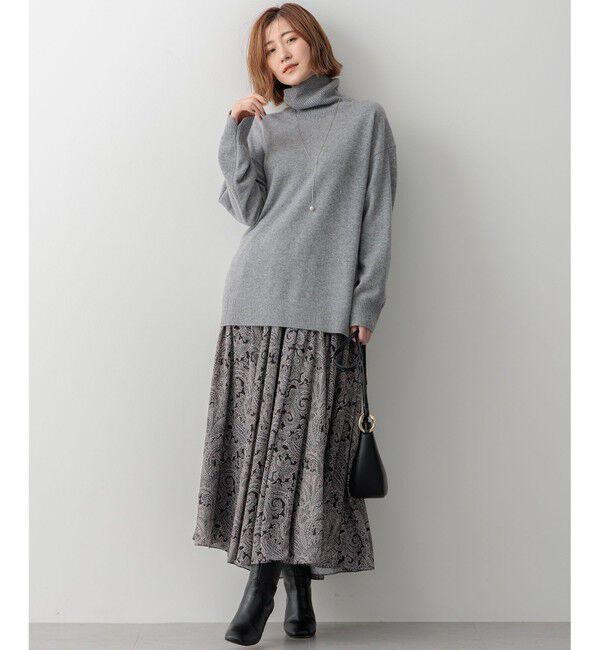 23区「Ratti ペイズリープリント ティアード スカート」|スカート|