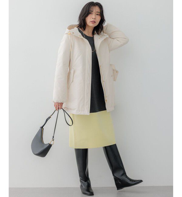 23区「【滝沢眞規子さん着用/一部店舗限定/撥水加工】ミリタリー ダウンコート」|ダウン|