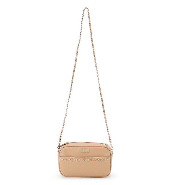 23区「レザー スタッズ ショルダーバッグ」|ショルダー・メッセンジャー|