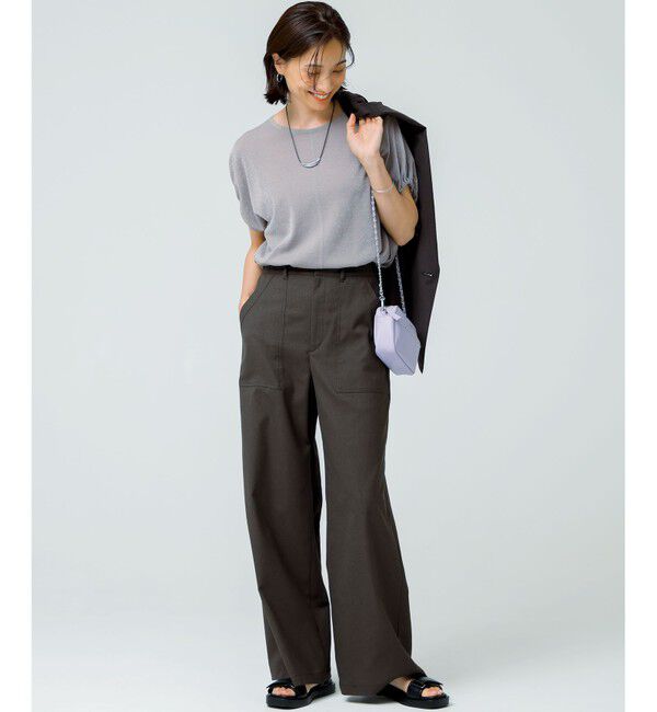 23区「レザー スタッズ ショルダーバッグ」|ショルダー・メッセンジャー|