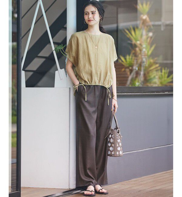 23区「【Oggi6月号掲載】Ratti ドローイング ペイズリー プリント コンビ バッグ」|ハンドバッグ|