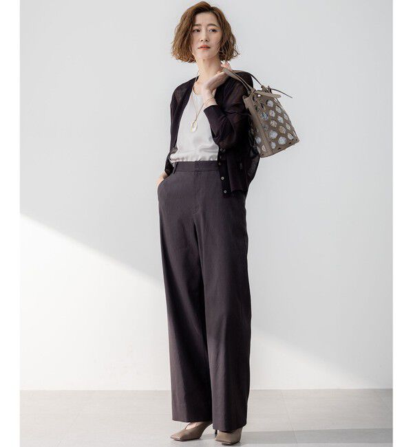 23区「【Oggi6月号掲載】Ratti ドローイング ペイズリー プリント コンビ バッグ」|ハンドバッグ|