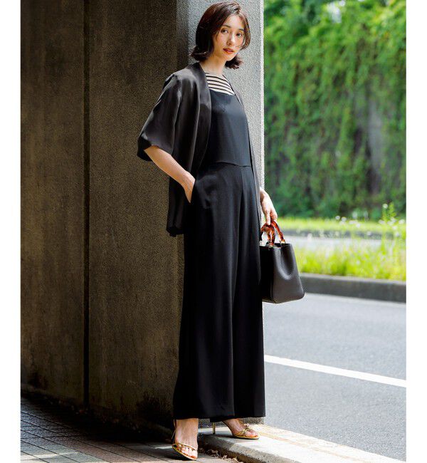 23区「【新色追加/洗える】レーヨンポリエステルストレッチ プルオーバー ニット」|ニット・セーター|