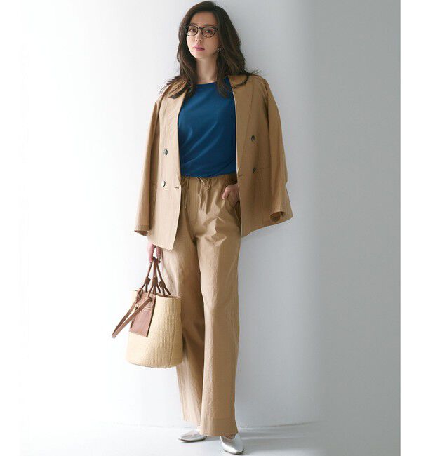 23区「MANTECO ブライトワッシャー ワイド パンツ」|その他|