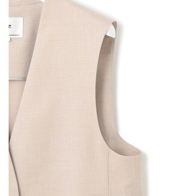 23区「【洗える】トリアセスラブストレッチ ジレ」|その他|