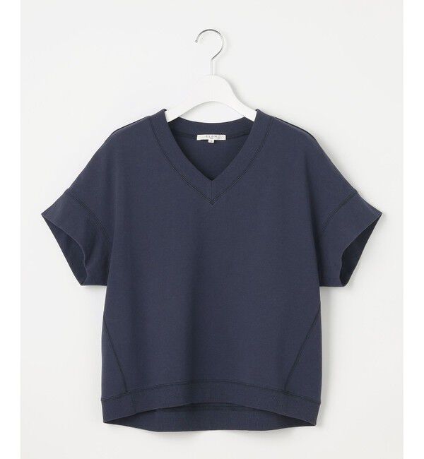 23区「【SLOW/WEB限定】ラスティックテリー Vネック カットソー」|Tシャツ・カットソー|