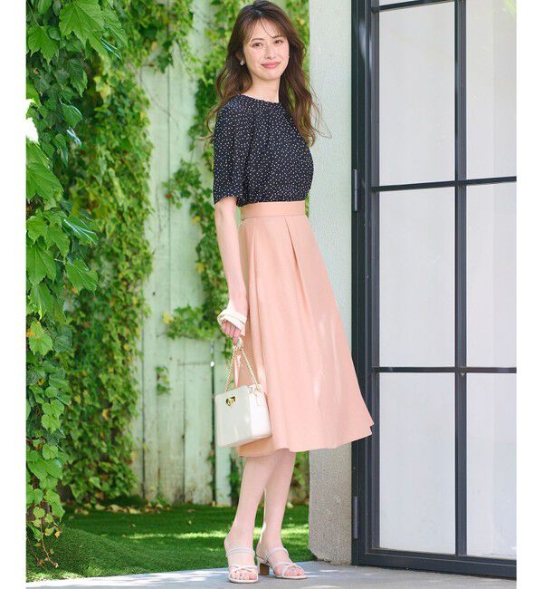 ANY SIS「【美人百花6月号掲載】スムージーポリエステル スカート」|スカート|
