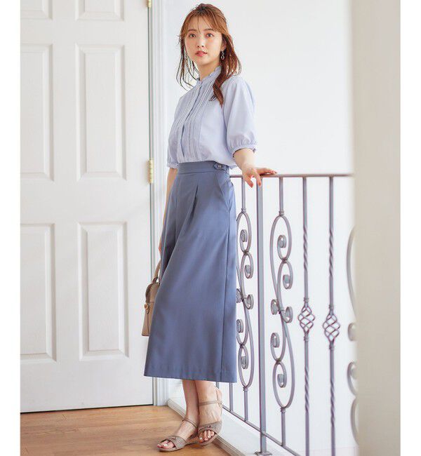 ANY SIS「【洗える】エアリーワイド クロップド パンツ」|その他|