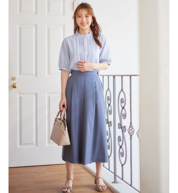 ANY SIS「【洗える】エアリーワイド クロップド パンツ」|その他|