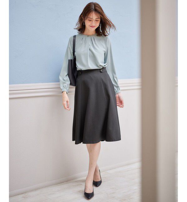 any SiS「【AIコラボ】サイドボタンフレア スカート」|スカート|