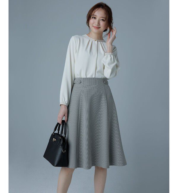 any SiS「【AIコラボ】サイドボタンフレア スカート」|スカート|