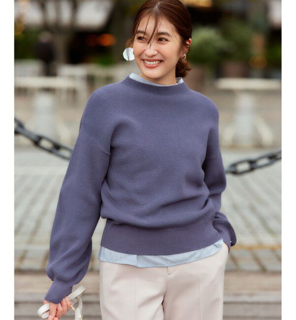 ANY SIS「【洗える】着映えカラーニット」|ニット・セーター|