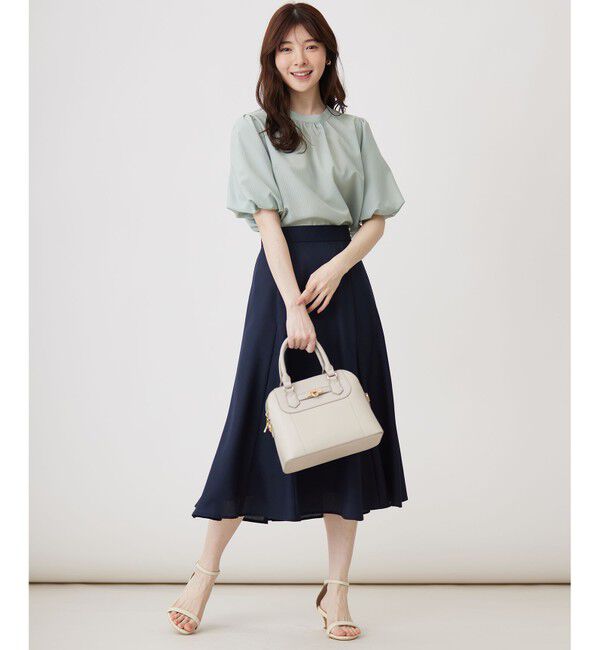 ANY SIS「【洗える】シアーストライプ ブラウス」|シャツ・ブラウス|