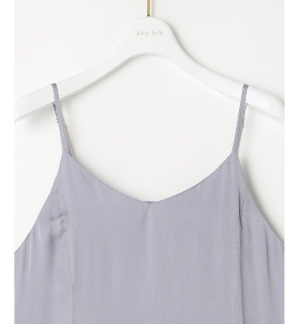 ANY SIS「【貴島明日香さんコラボ・3点セット】メッシュ ニット&times;キャミ ワンピース」|スーツ|