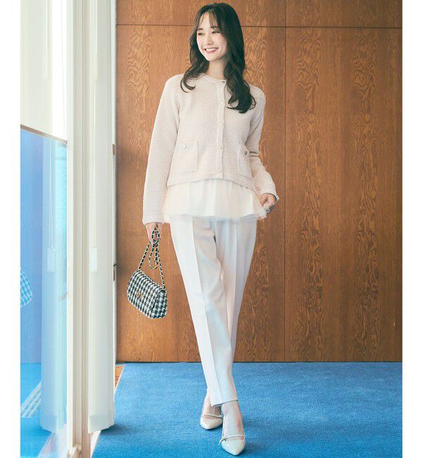 any SiS「【2SET】チュールインナー ツイン」|カーディガン|