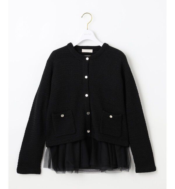 any SiS「【2SET】チュールインナー ツイン」|カーディガン|