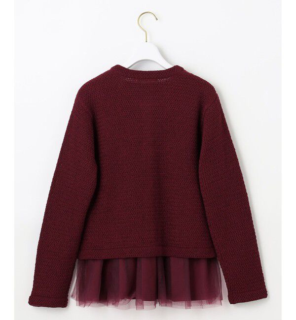 any SiS「【2SET】チュールインナー ツイン」|カーディガン|