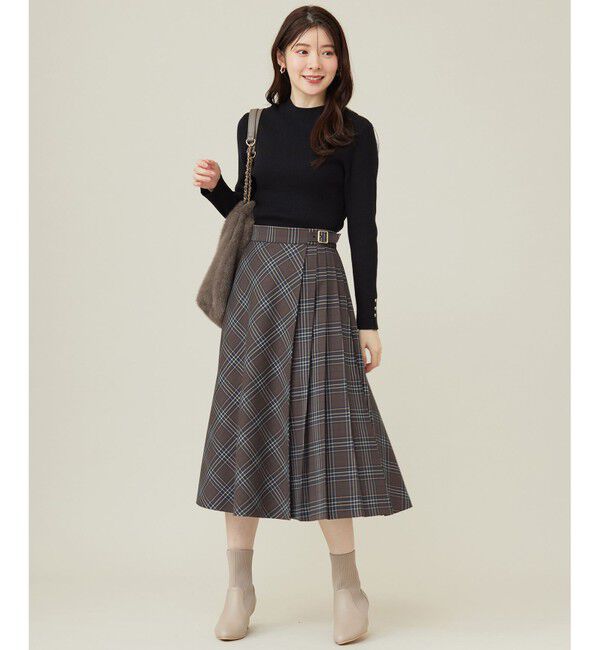 ANY SIS「【洗える】リブインナー ニット」|ニット・セーター|