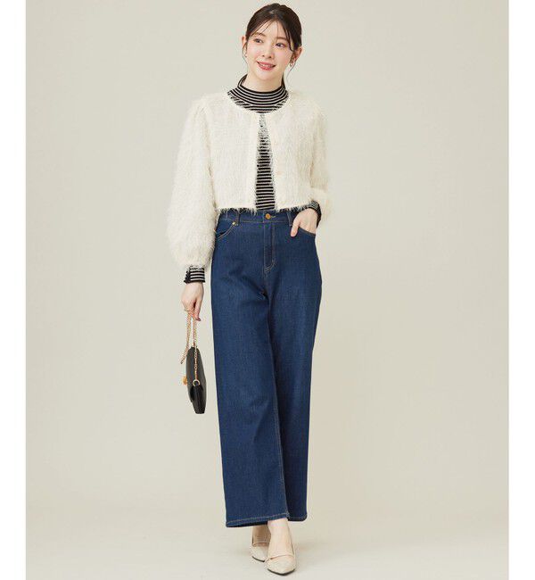 ANY SIS「【洗える】リブインナー ニット」|ニット・セーター|