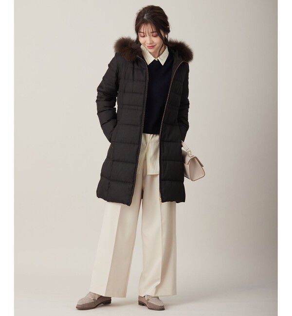 any SiS「【BAILA12月号掲載・貴島明日香さんコラボ】ハイカットリターン ワイドパンツ」|その他|