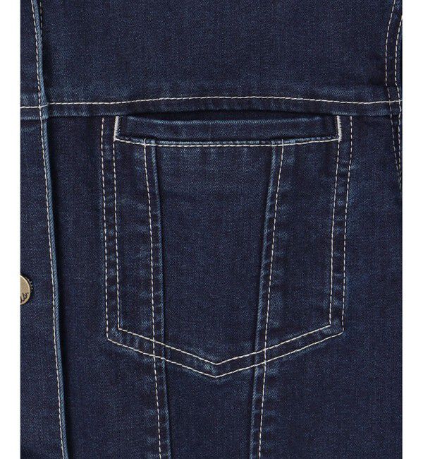 any SiS「【洗える】ストレッチライトデニム ジャケット」|デニムジャケット|