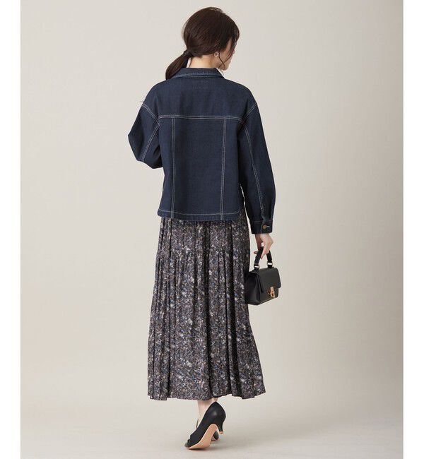 any SiS「【洗える】ストレッチライトデニム ジャケット」|デニムジャケット|