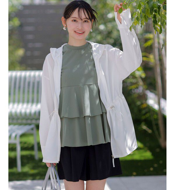 ANY SIS「【撥水・UVカット・洗える】ラッシュガードシリーズ パーカー」|パーカー|