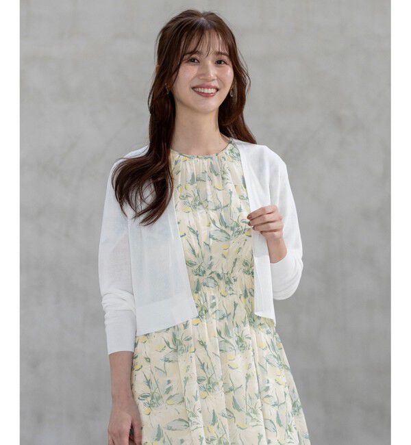 ANY SIS「【UVケア・洗える】ショートレングス カーディガン」|カーディガン|オフ