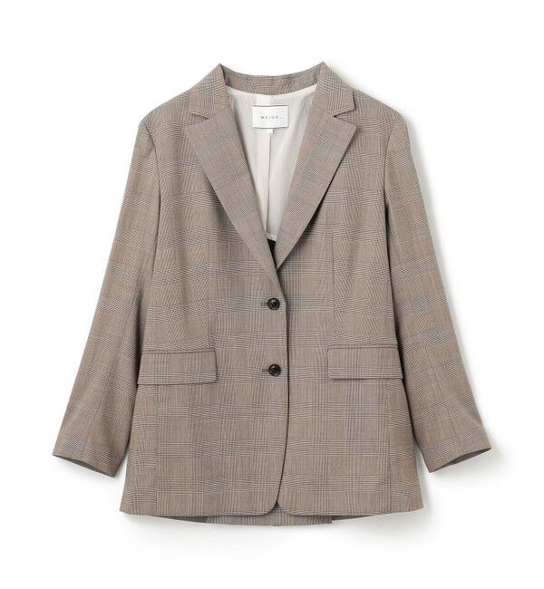 BEIGE,「MER / グレンチェックジャケット 」|テーラードジャケット|