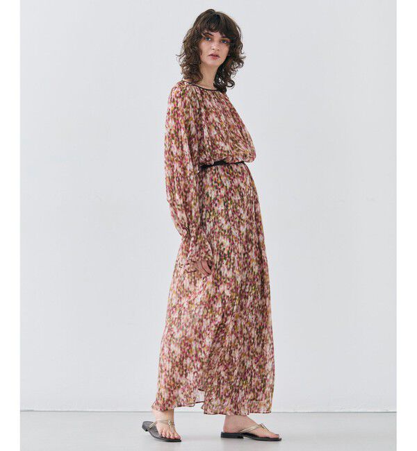 BEIGE,「【洗える】BORONIA / フラワーシフォンブラウス」|シャツ・ブラウス|