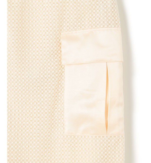 BEIGE,「NIGELLA / 異素材MIXコットンレースビックポケットスカート」|スカート|