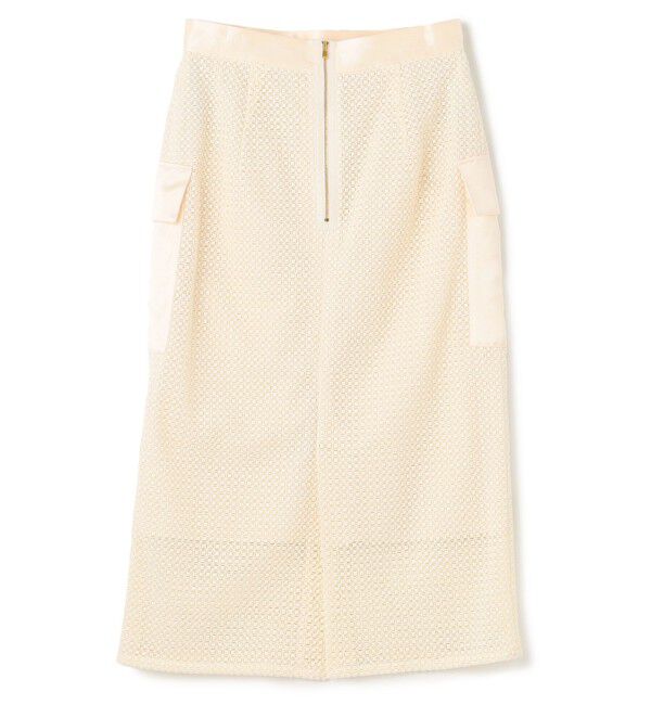 BEIGE,「NIGELLA / 異素材MIXコットンレースビックポケットスカート」|スカート|