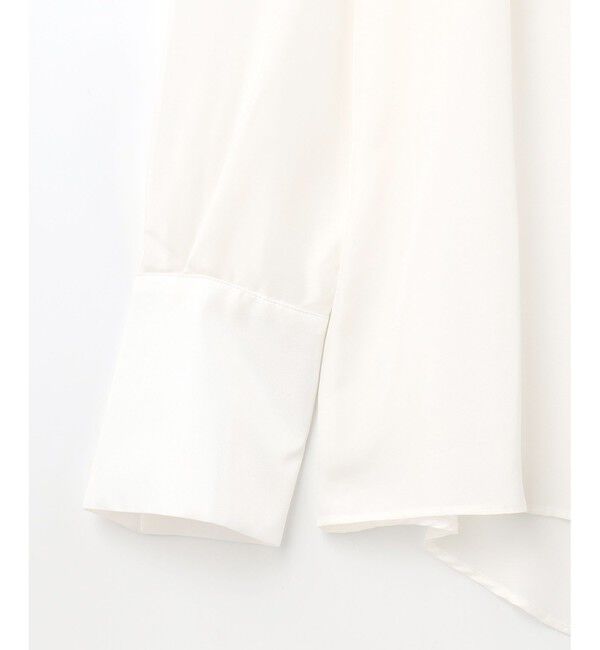 Grace Class「シルクコンビドレスシャツ」|シャツ・ブラウス|