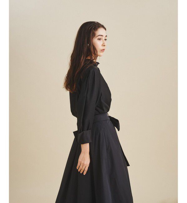 Grace Class「シルクコンビドレスシャツ」|シャツ・ブラウス|