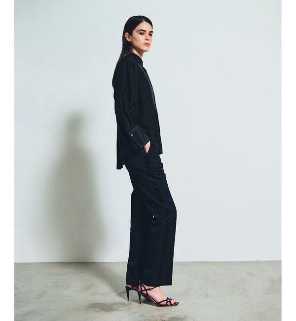 Grace Class「シルクコンビドレスシャツ」|シャツ・ブラウス|