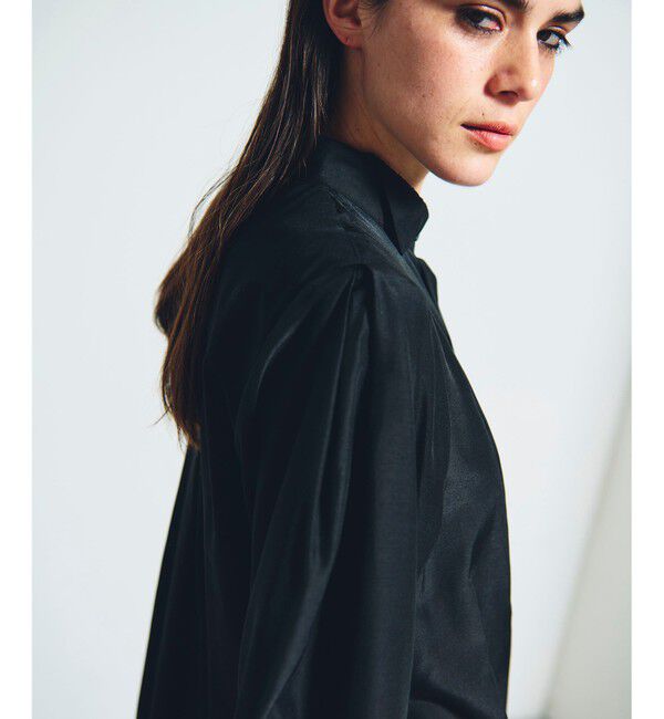 Grace Class「シルクコンビドレスシャツ」|シャツ・ブラウス|