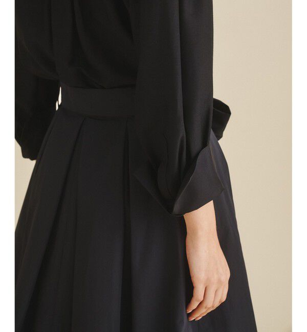 Grace Class「シルクコンビドレスシャツ」|シャツ・ブラウス|