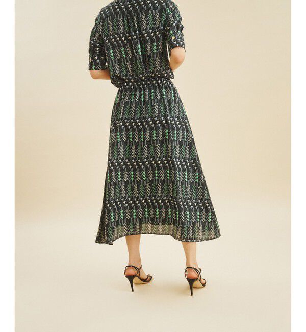 Grace Class「チドリプリントフレアスカート」|スカート|