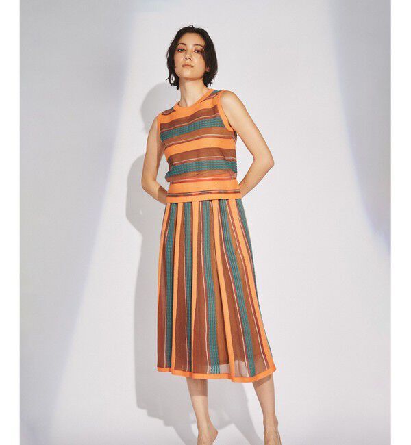 Diagram「ラインシアーニットスカート」|スカート|