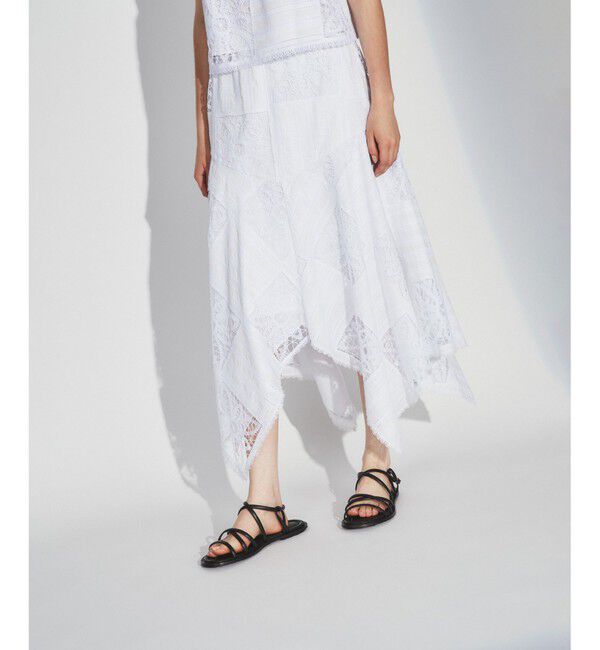 Diagram「レース切替フレアスカート」|スカート|