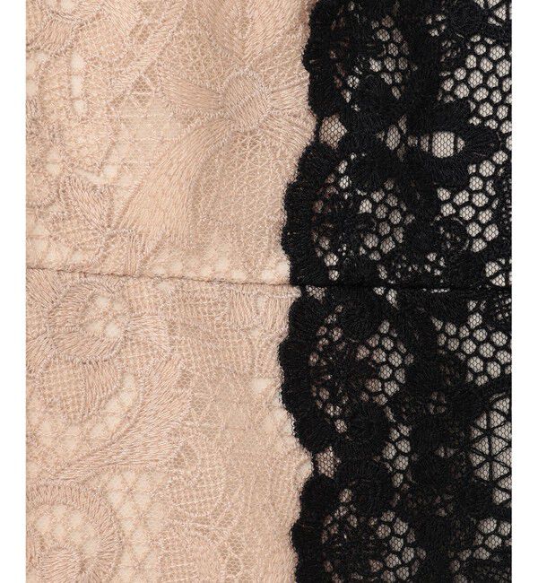 GRACE CONTINENTAL「ビジュー衿レースドレス」|ドレス|