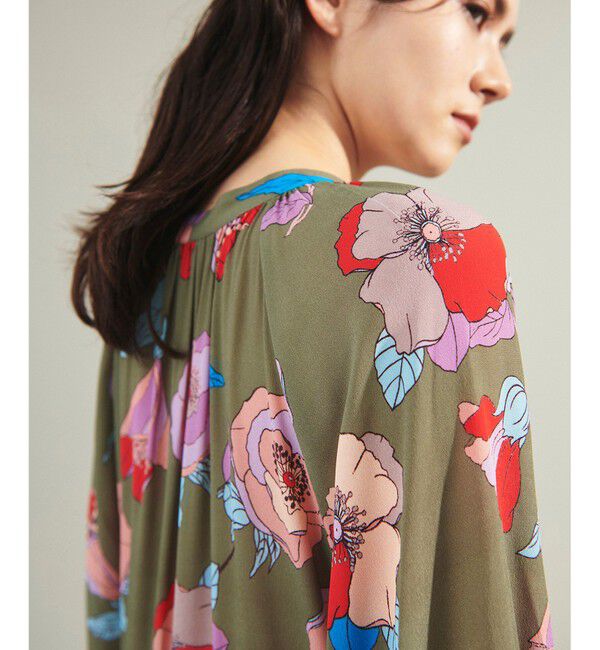 Grace Class「フラワージョーゼットドレス」|ワンピース|