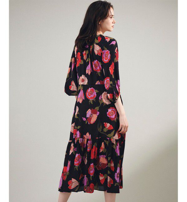 Grace Class「フラワージョーゼットドレス」|ワンピース|