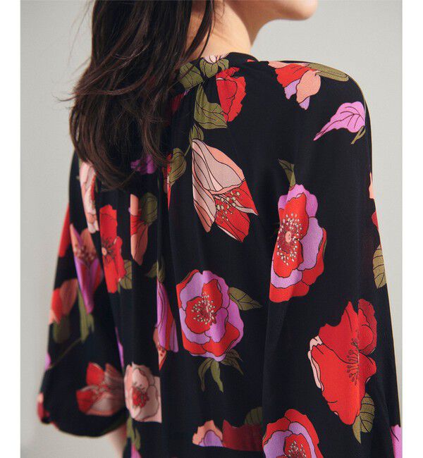 Grace Class「フラワージョーゼットドレス」|ワンピース|