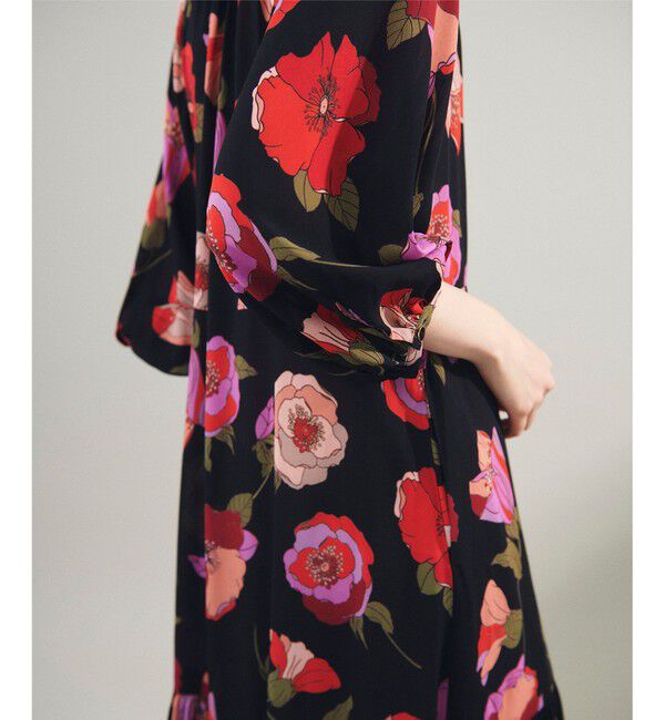 Grace Class「フラワージョーゼットドレス」|ワンピース|