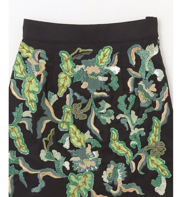 GRACE CONTINENTAL「ビーズ刺繍ミニスカート」|スカート|