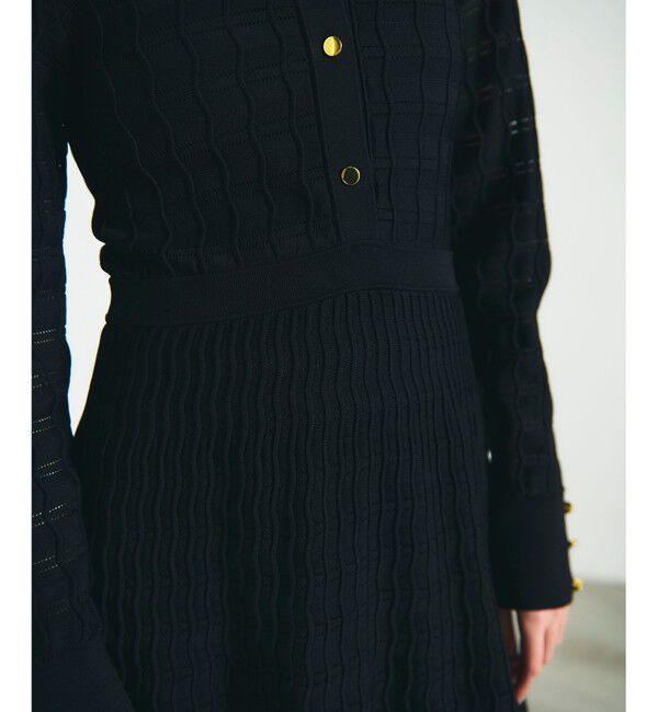 Diagram「ウェーブニットワンピース」|ワンピース|